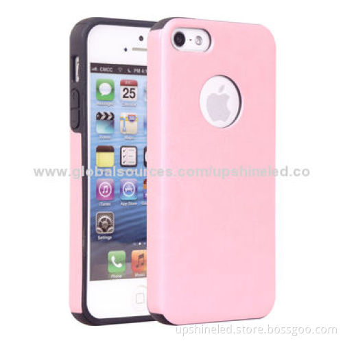 Shock Absorbing Flexible TPU Cases with PU Coating for iPhone 5, 5S, OEM Orders Welcomed
